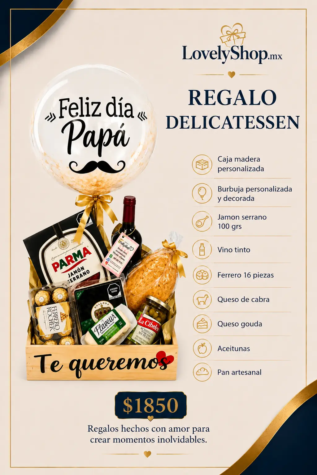 Regalo Delicatessen — regalo a domicilio LovelyShop.mx