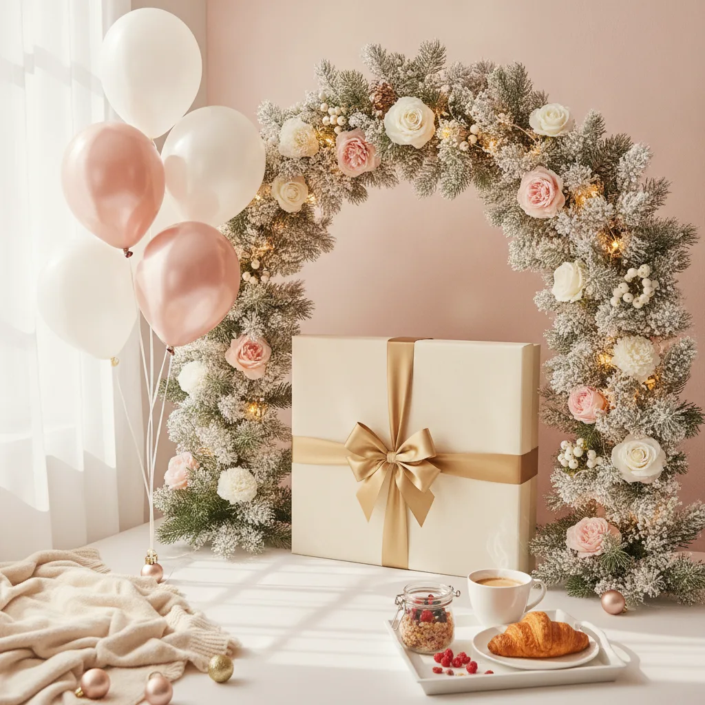¿Qué incluye un arco navideño? Sorprende esta temporada